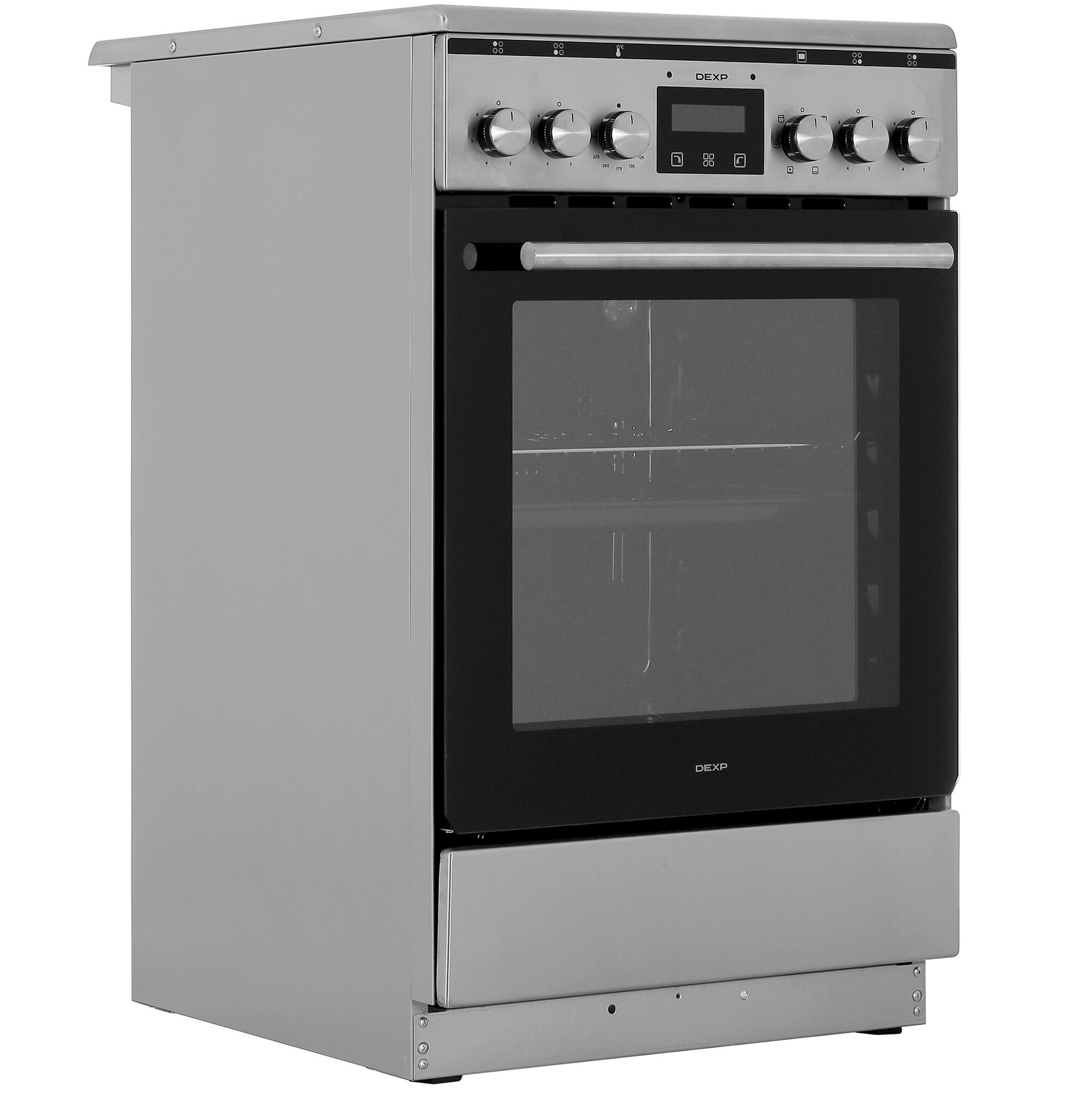 5407868 Электрическая плита DEXP 1YLO56CDS серебристый STDN-0111267 - Вид №1