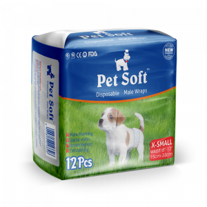 ПР0046997 Пояса Male Diaper одноразовые впитывающие для кобелей размер XS, 12шт PET SOFT