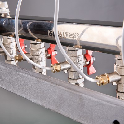 VT.GPM.05S04.L7 Узел этажный для поквартирного учета тепловой энергии Valtec 3/4", 7 вых., ввод слева  - Вид №4