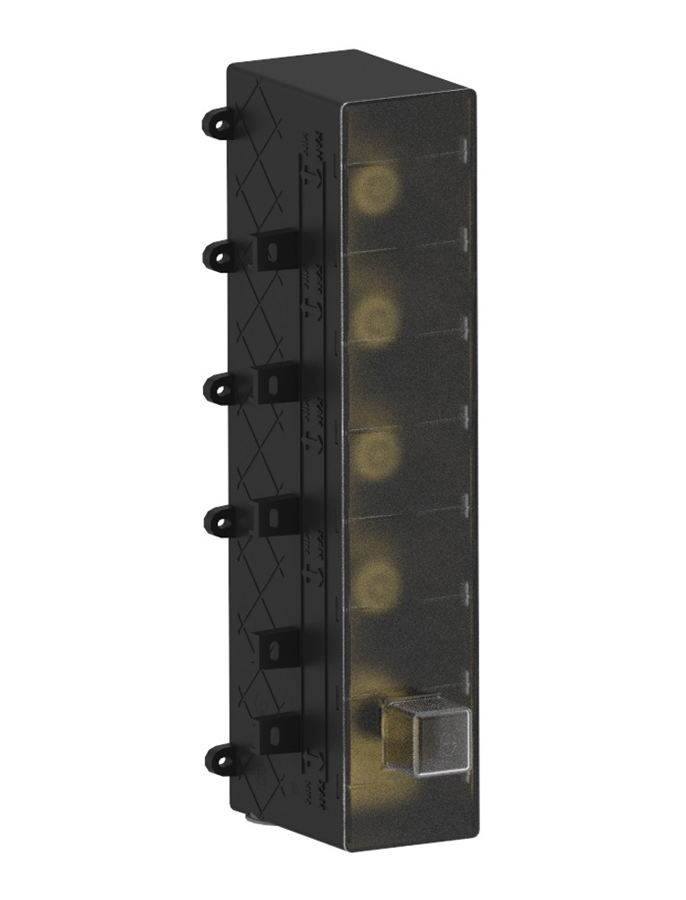 774034 Bellosta Rubinetterie ВСТРОЕННЫЙ ТЕРМОСТАТИЧЕСКИЙ СМЕСИТЕЛЬ 4 ВЫХОДА 3/4 " 