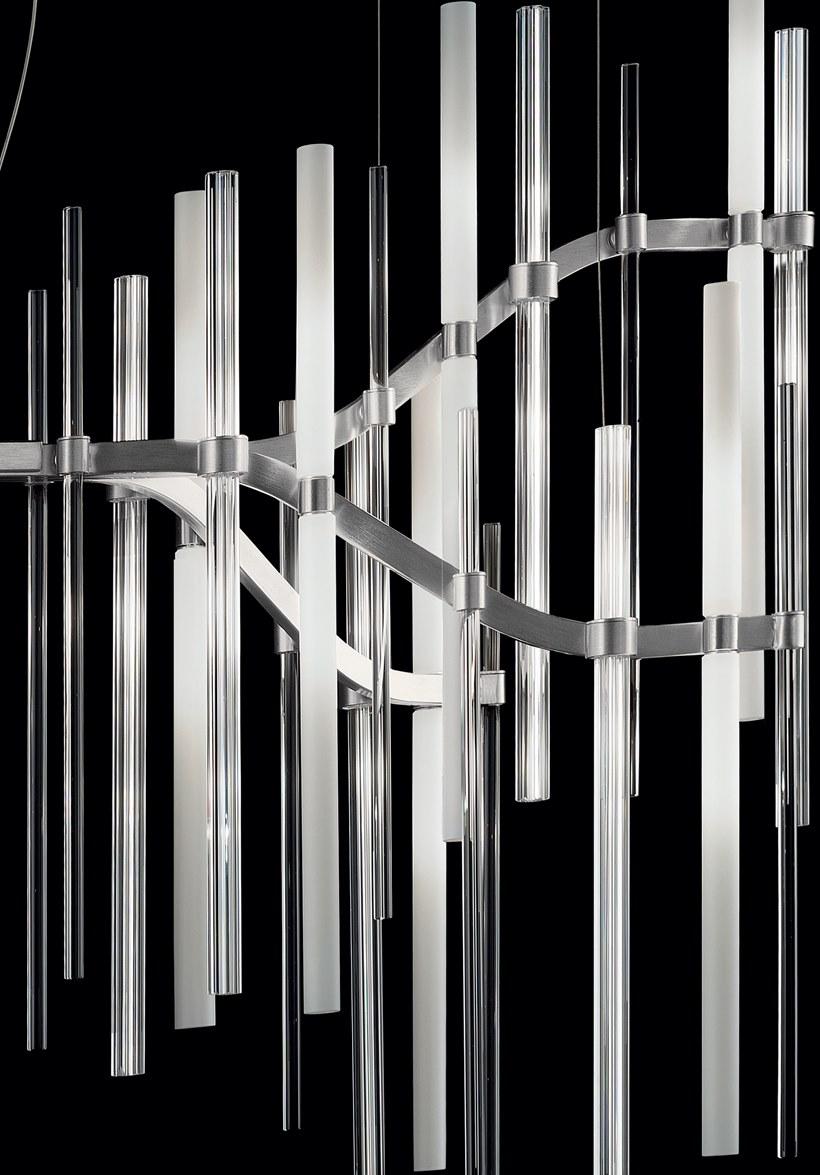 Euroluce Lampadari Подвесной светильник из металла и стекла Neva sun-id-1437664 - Вид №2