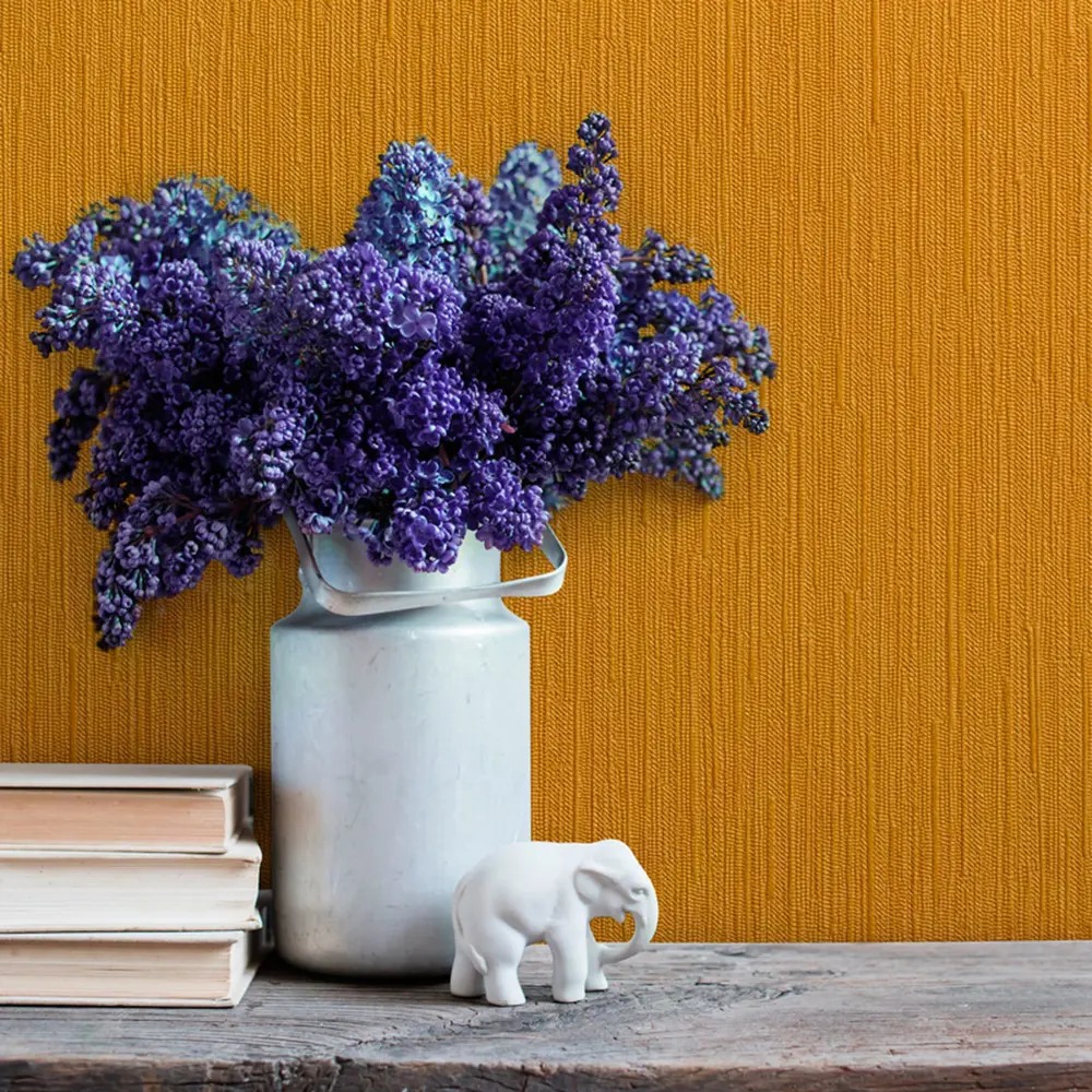 Обои виниловые Inspire Basic Rain жёлтые 0.53 м 6119-35 STLM-2138247 - Вид №2