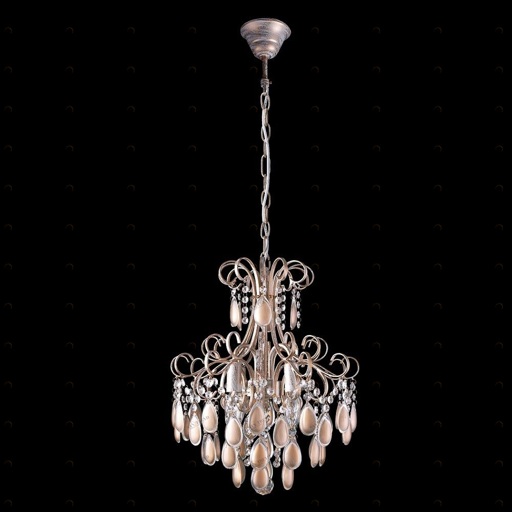 Подвесная люстра Crystal Lux Sevilia SP4 Gold CRYSTAL LUX ДИЗАЙНЕРСКИЕ, SEVILIA 056955 Золотой 