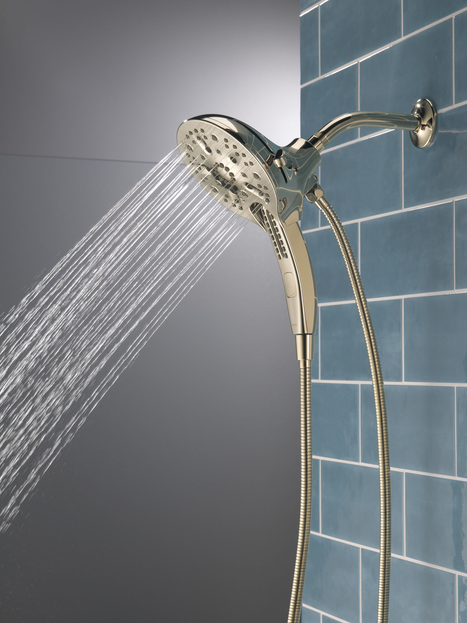 58620-PN25-PK In2ition® H2Okinetic® Душ два в одном с 5 настройками Delta Faucet Universal Showering Полированный никель  - Вид №19