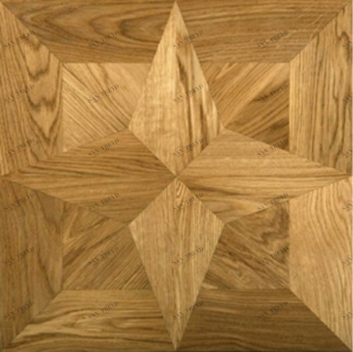 Художественный паркет Da Vinci Щитовой 26-266 Дуб (Гладкая) 500х500 мм 26010266