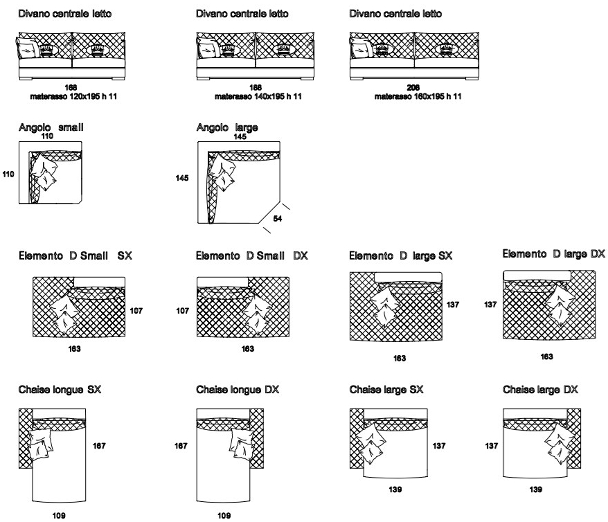 Former In Italia Модульный бархатный диван с шезлонгом Parioli sun-id-1435057 - Вид №3