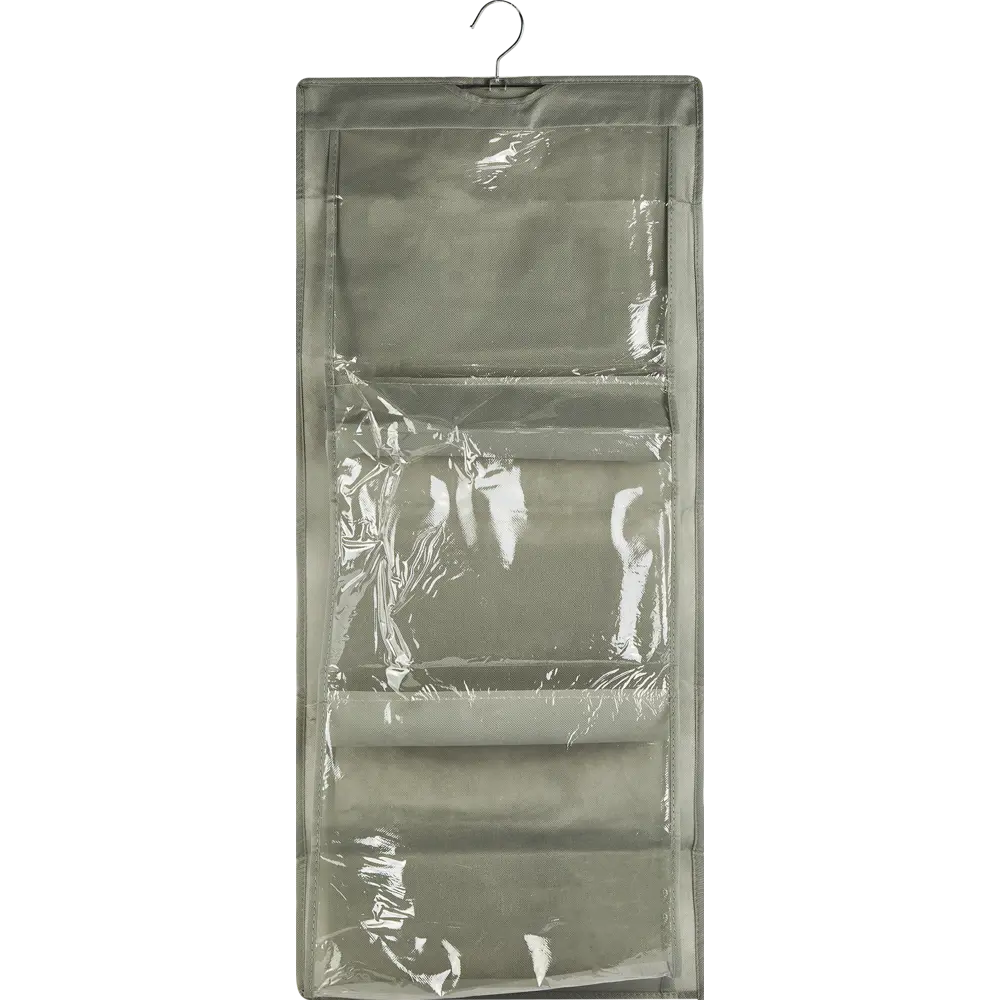 Подвесной модуль для хранения сумок 6 полок 36x19x2 см нетканый материал серый Santreyd STLM-2030588 - Вид №1