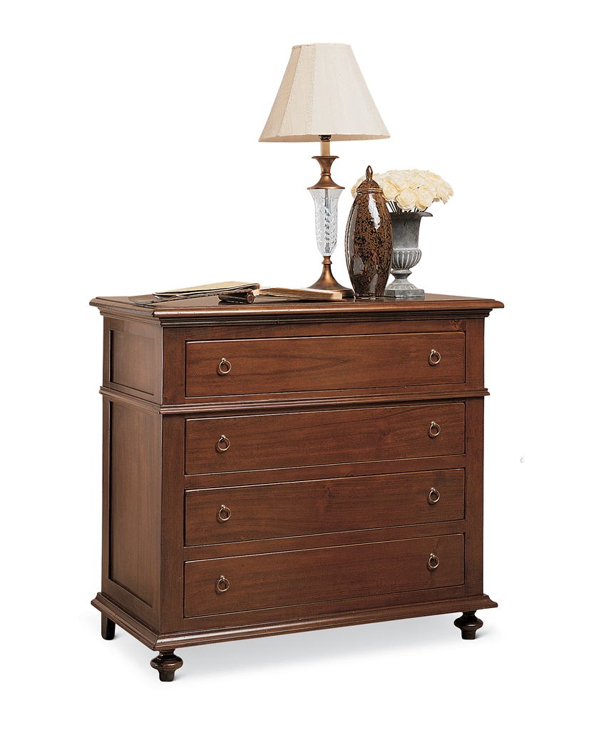 2820 Tifernoit Комод с 4 ящиками, гладкий Zona Notte  - Вид №1