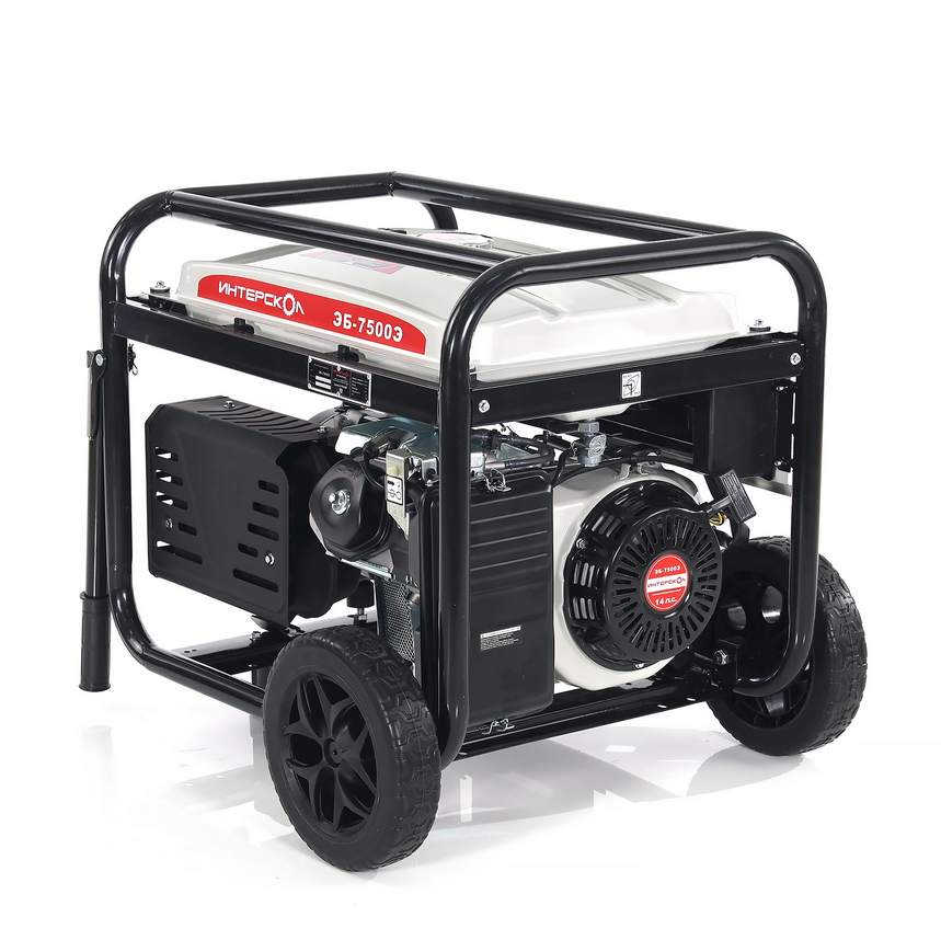 Электрогенератор   бензиновый Интерскол ЭБ-7500Э 9106295 STDN-0112339 - Вид №3