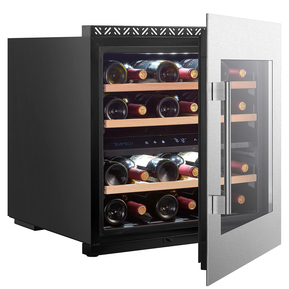 9173351 Винный шкаф Temptech OZ60DX-24 серебристый STDN-0000884 - Вид №2