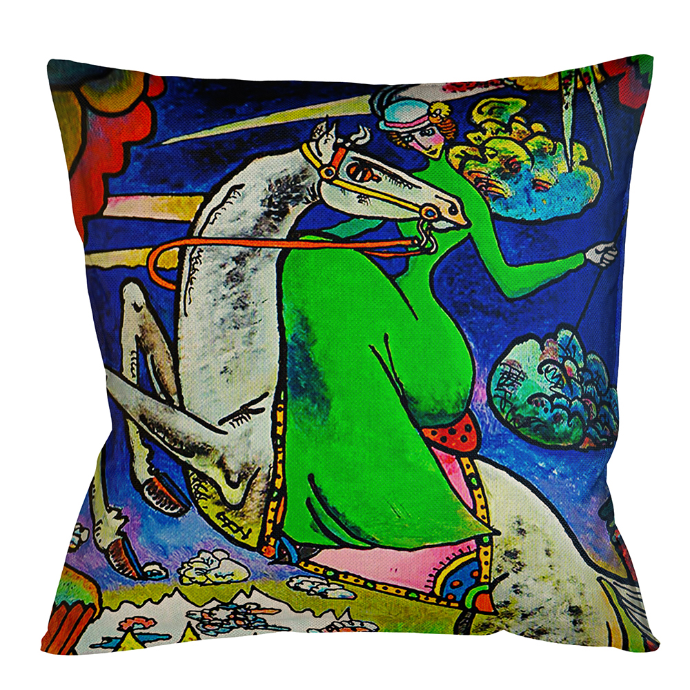 2719261 Арт-подушка «Амазонка в горах» Object Desire 