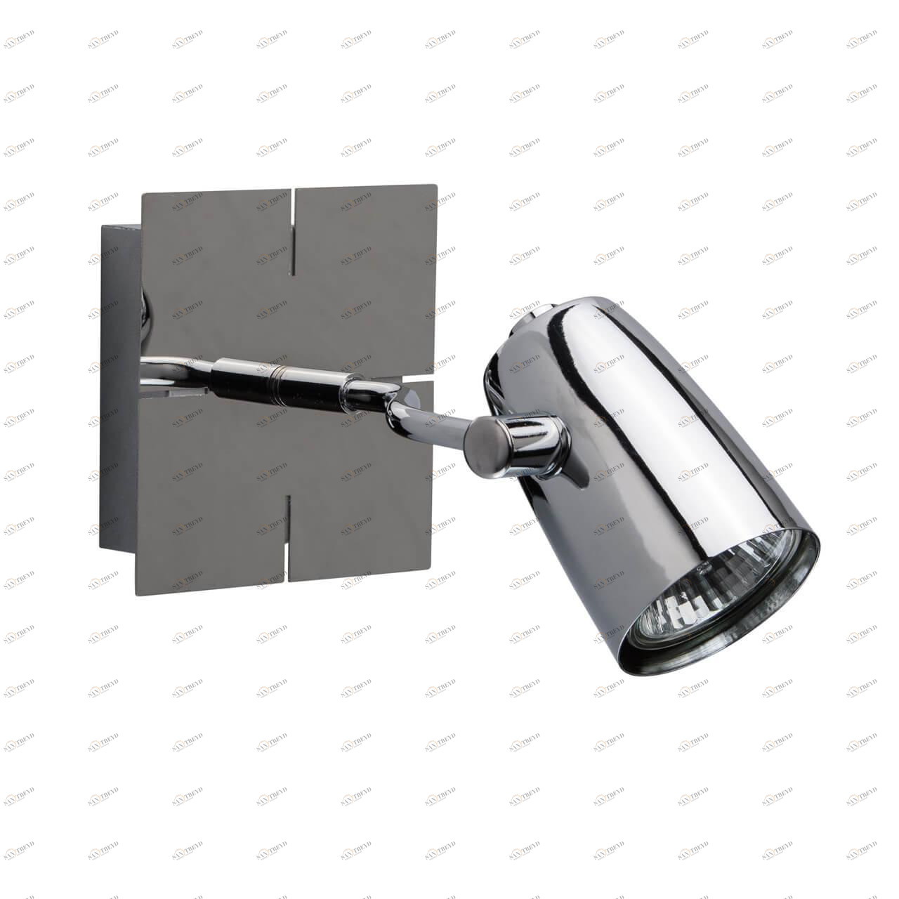 Спот настенный галогеновый хром "Алгол 5" 506021801 DE MARKT АЛГОЛ 00-3927126 Хром 