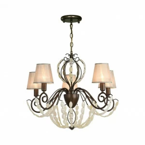 Подвесная люстра Favourite Lily 2305-5P FAVOURITE ДИЗАЙНЕРСКИЕ, LILY 220427 Кремовый