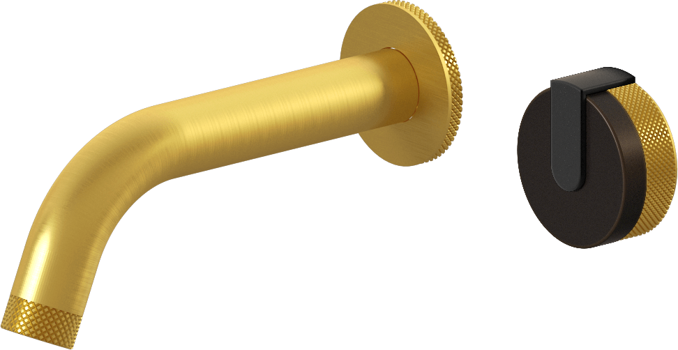 E-11535-R1OB-L1MBK-BAU Настенный прогрессивный смеситель скрытого монтажа для раковины GRAFF MOD+