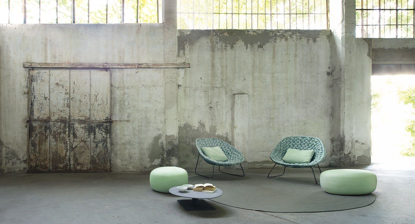 Кресло с салазками из ткани Paola Lenti Shito ARCH-00062239 - Вид №3