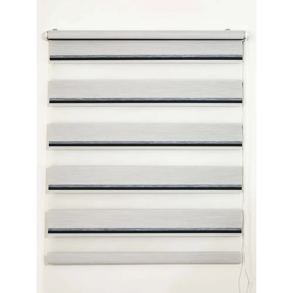 Штора рулонная день-ночь Лечче 120x160 см серая MIAMOZA STLM-2087571