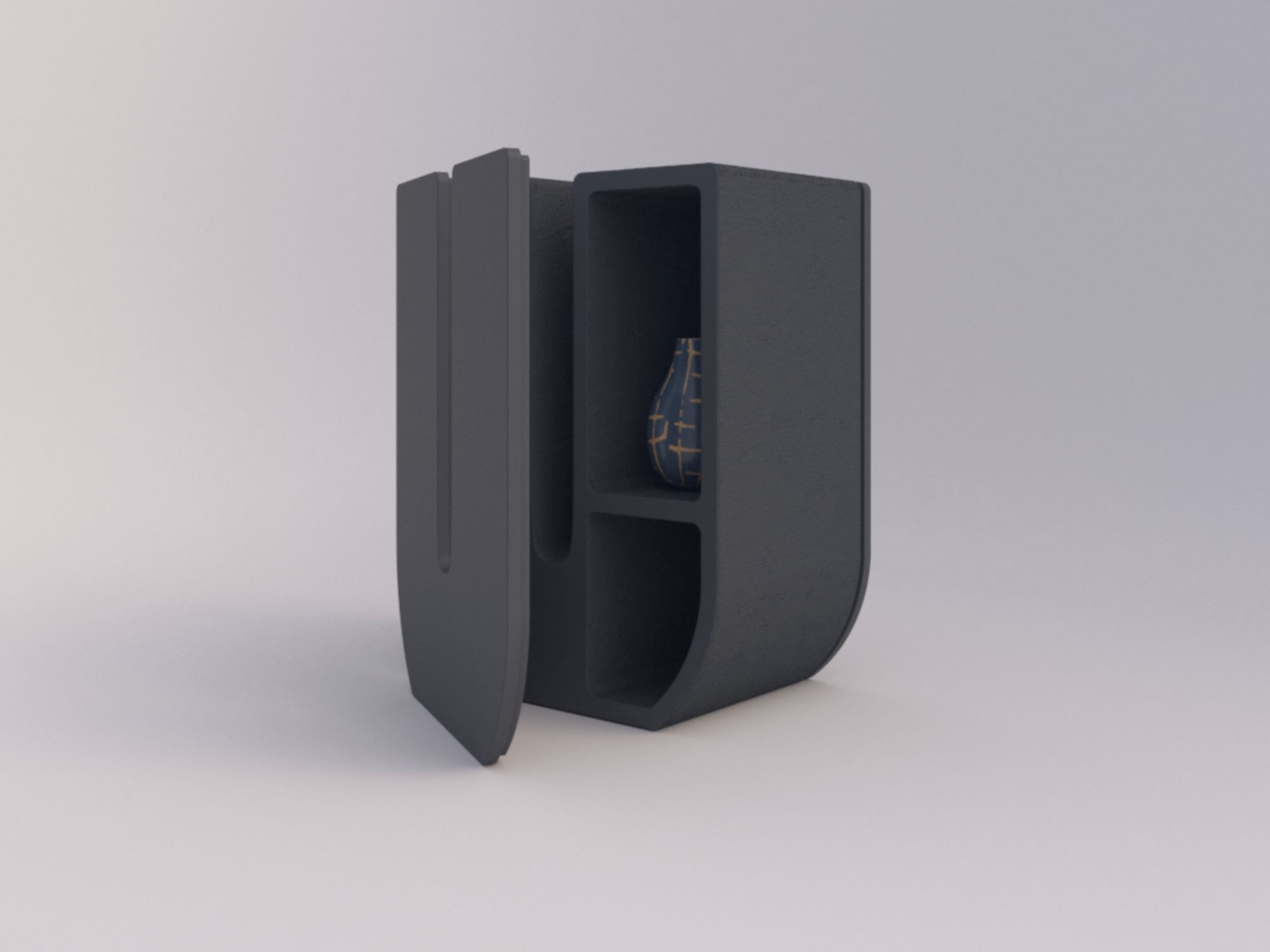 Мебель контейнеры в бетонной конструкции Voltan 555 ARCH-00021949 - Вид №138