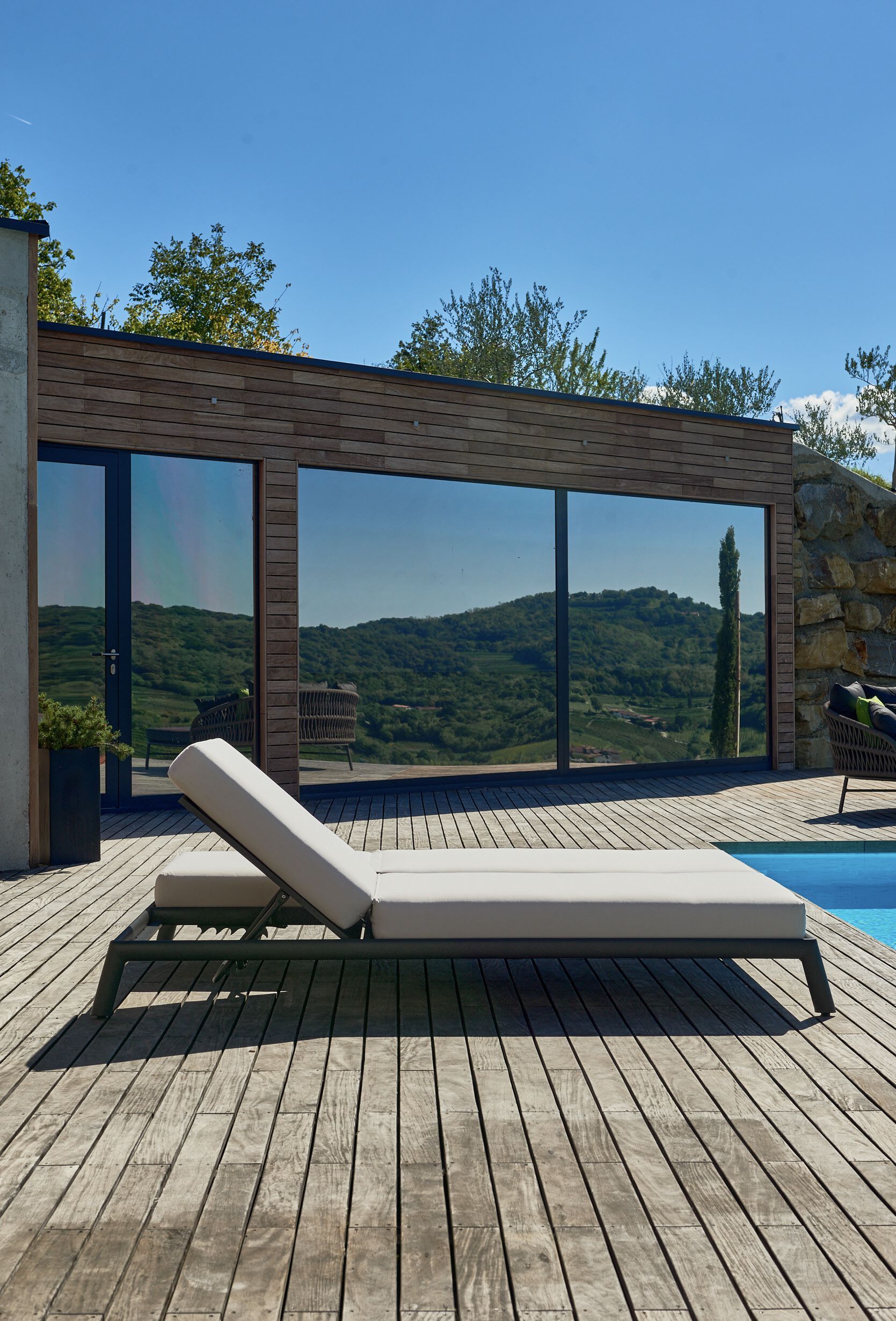 Шезлонг с двуспальной кроватью в Sunbrella® DRIGANI INFINITY ARCH-00034660 - Вид №3