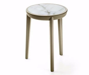 Very Wood Круглый журнальный столик из мрамора Bellevue