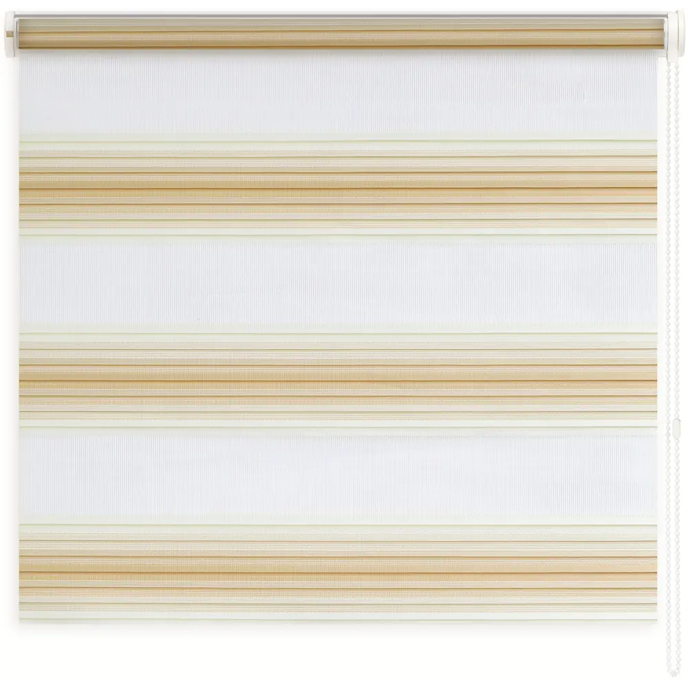 Штора рулонная день-ночь Palermo 180x175 см бежевая MIAMOZA Д/н Palermo STLM-2044512