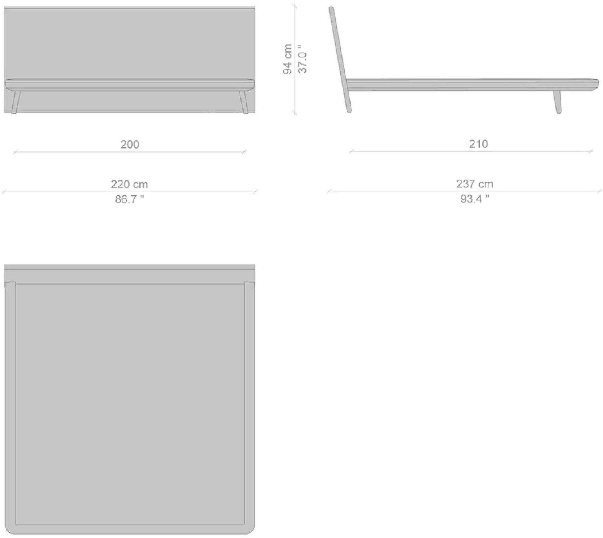Cassina Кровать с изголовьем из ясеня  L42  - Вид №40