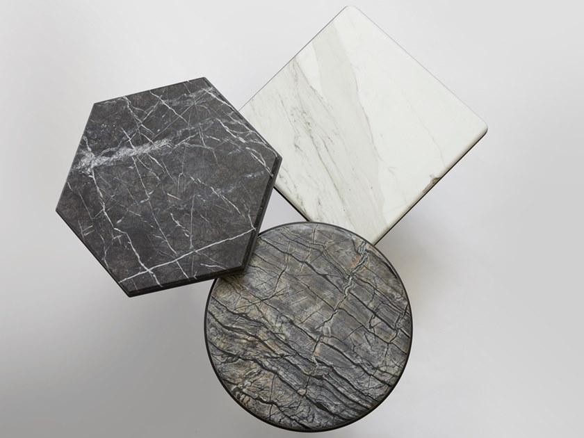 GABRIEL SCOTT Круглый столик из мрамора Pedestal sun-id-1496289 - Вид №3