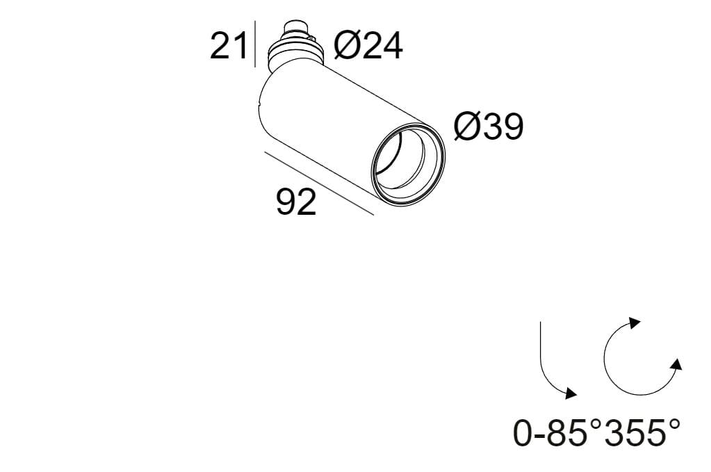 Регулируемый потолочный светодиодный прожектор Deltalight Spy ARCH-00096150 - Вид №1