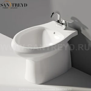 30259016 Биде напольное Metro Ceramica Flaminia