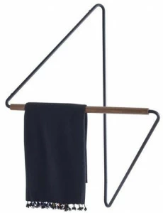 Ligne Roset Держатель для полотенец из трубчатого дерева и орехового дерева  11250925