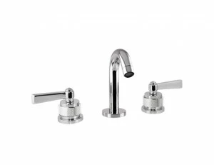 271021.PP0.00 Биде с тремя отверстиями, ручкой и декорированным латунным кольцом Золото 24К