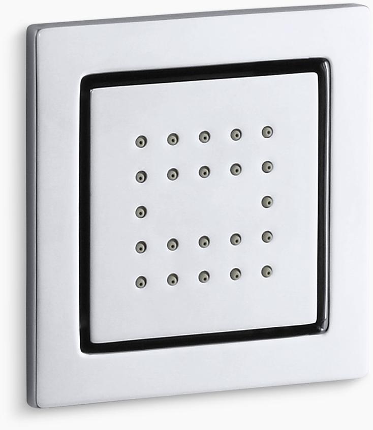 KOHLER WaterTile Square спрей для тела с 22 форсунками и стимулирующим спреем K-8003-2BZ  - Вид №1