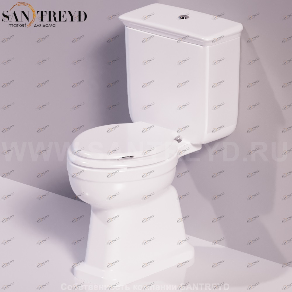 LA07BIANCO Компакт унитаз с бачком Белый Simas Lante Италия