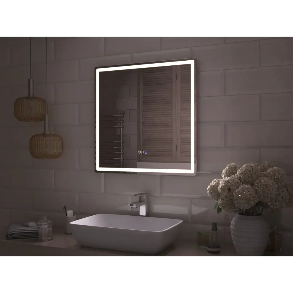 Зеркало Vigo Level Comfort с интеллектуальной подсветкой и часами 89359098 STLM-0992825 - Вид №8