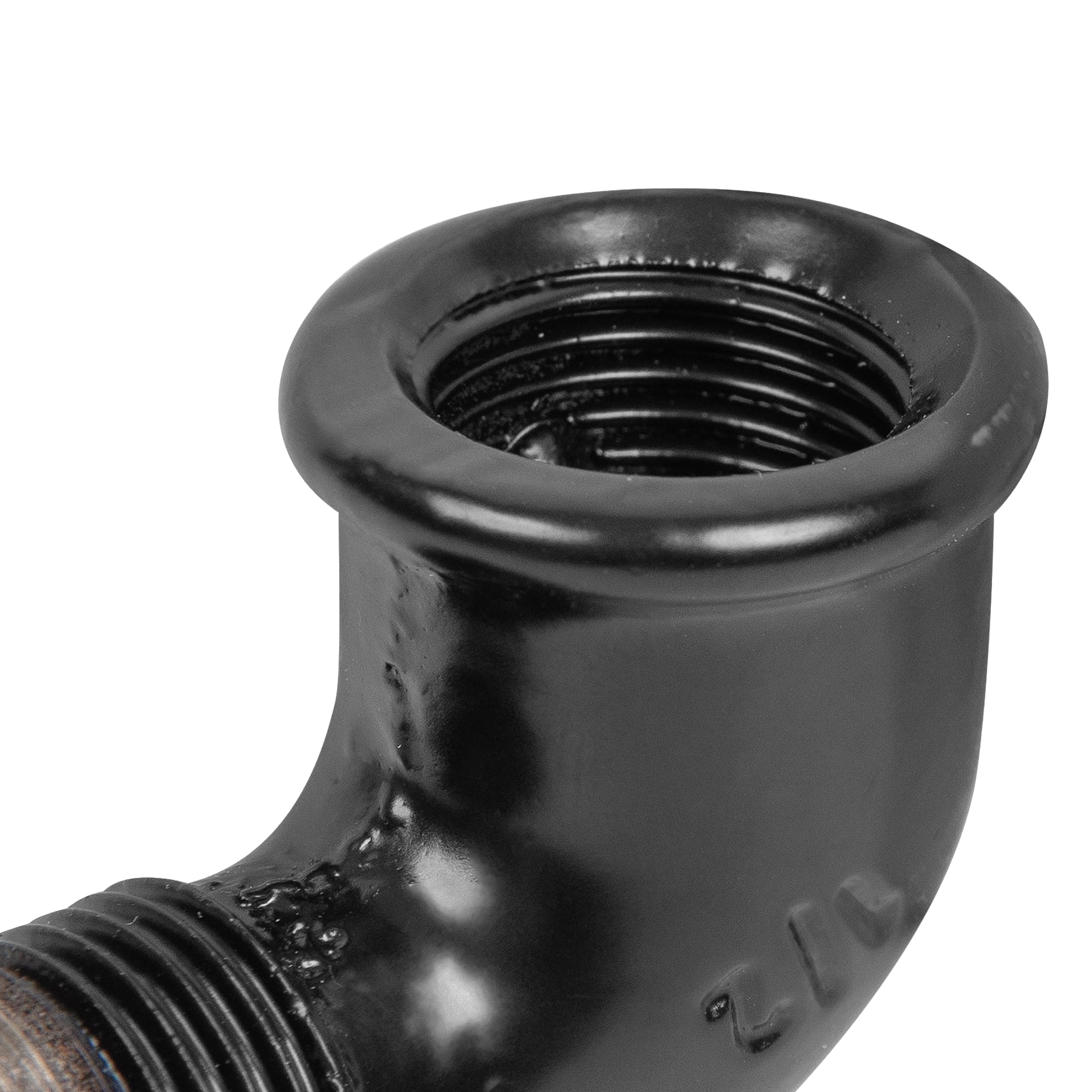 82505428 Соединитель двух труб резьбовой d20 мм, цвет черный Santreyd  - Вид №1