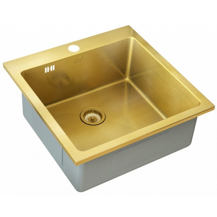 Zorg SZR-51 gold Мойка кухонная прямоугольная Zorg  - Вид №1