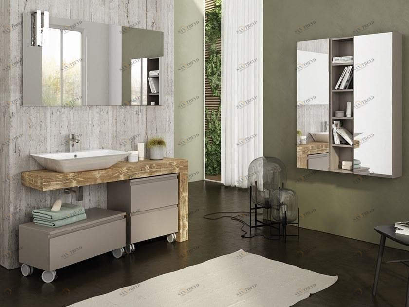 LEGNOBAGNO Еловый туалетный столик с зеркалом Freedom lineare sun-id-1472684