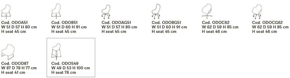 Tacchini Высокий табурет Doodle sun-id-1482398 - Вид №3