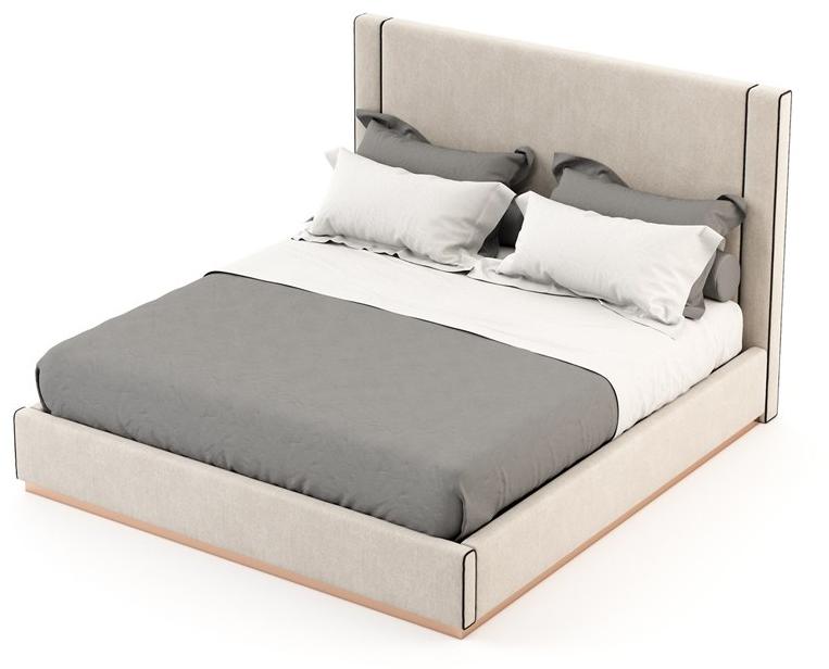 Laskasas Мягкая кровать с высоким изголовьем  Lk1132  - Вид №3