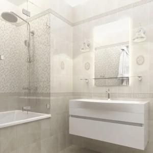 Плитка настенная Шахтинская Плитка Дора 20x30 см 1.44 м² цвет светло-бежевый