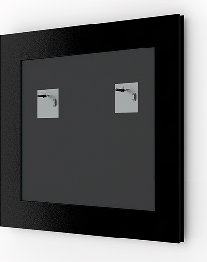 BY 0652 Зеркало в багетной раме - сосна 22 mm EVOFORM Definite - Вид №1