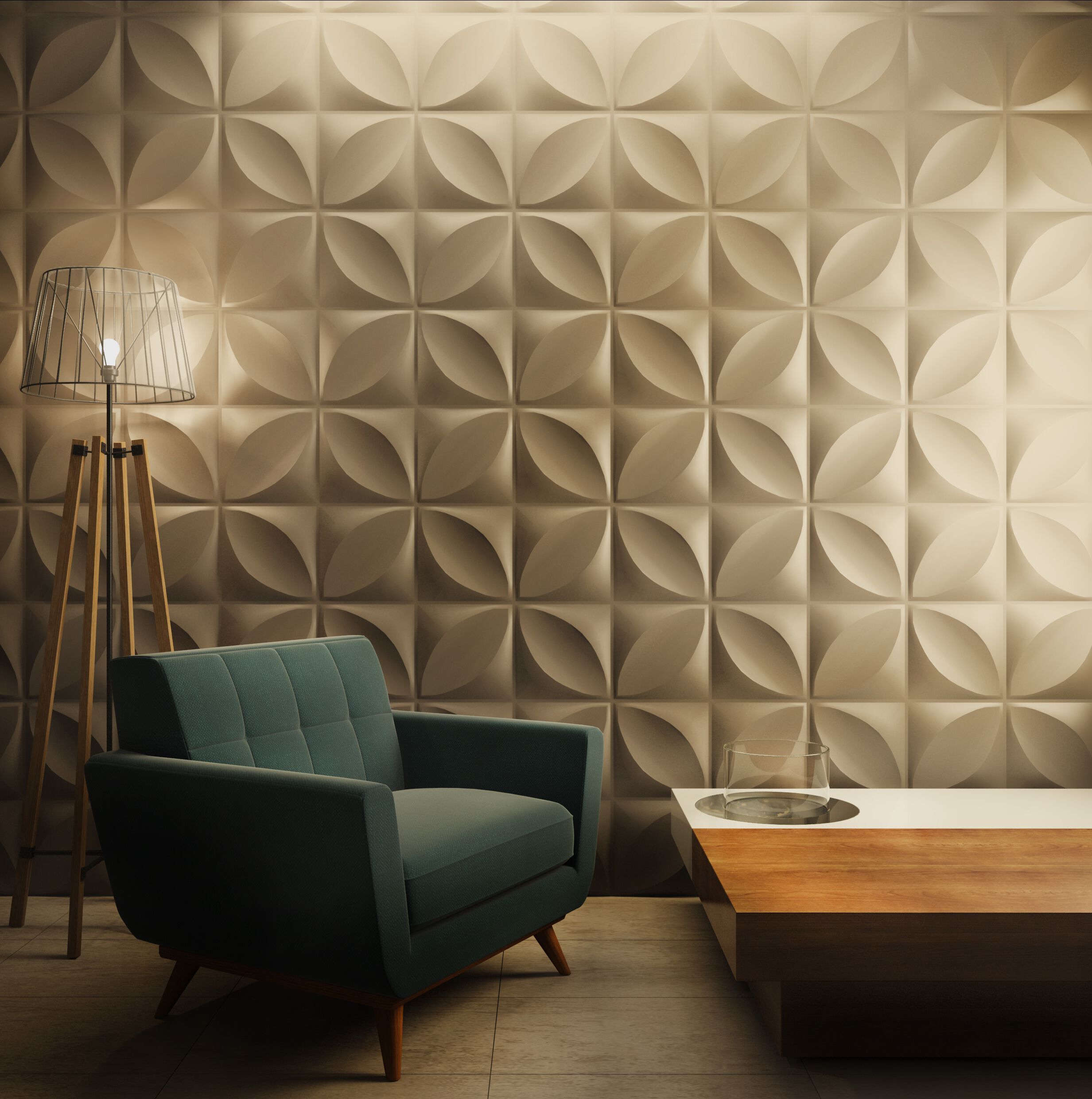 Трехмерное гипсовое покрытие WallDeco M-Modern ARCH-00027493 - Вид №1