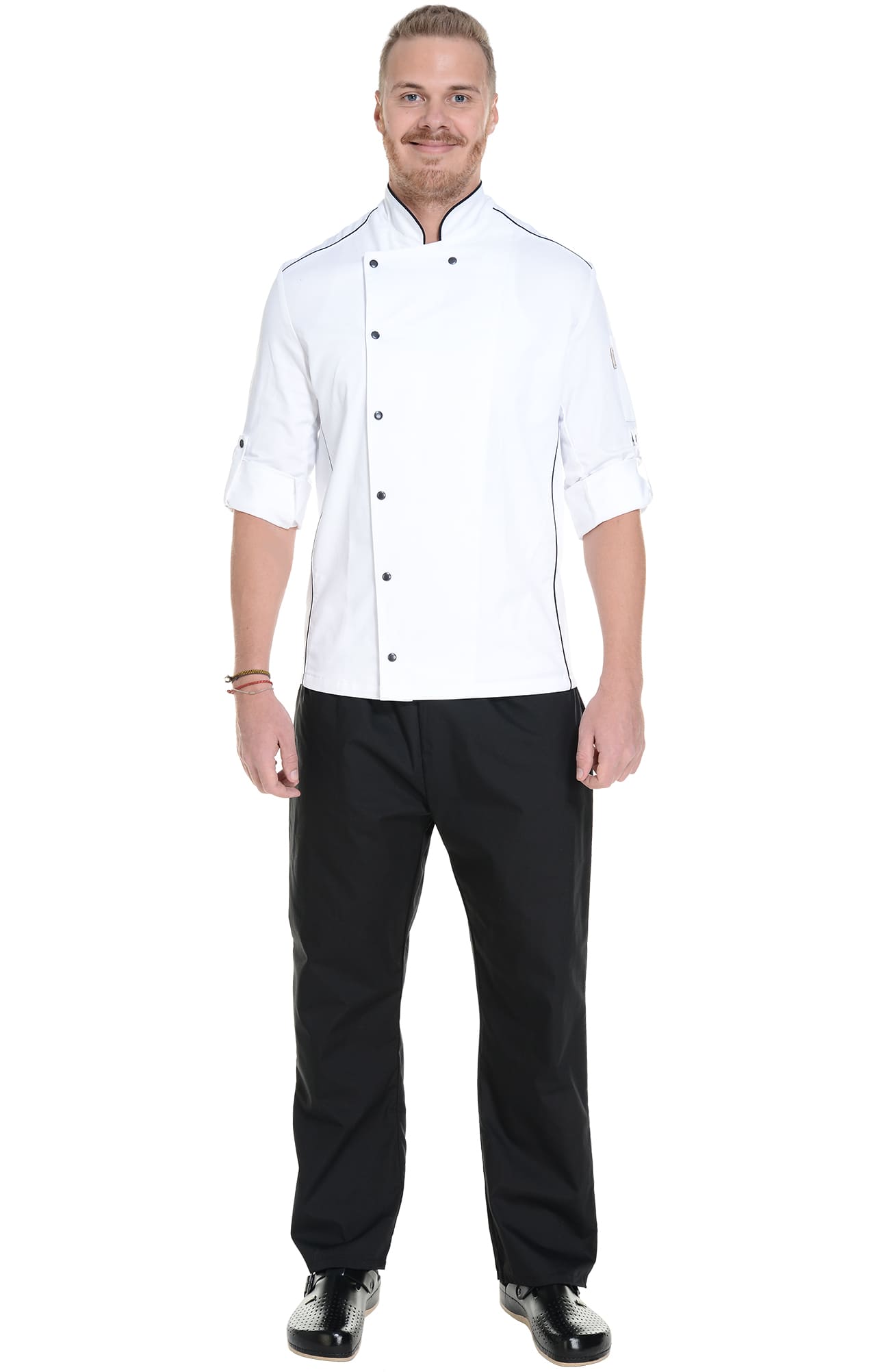 62619 Китель поварской white RICON  Одежда для поваров  размер 58 (XXXXL)  - Вид №12