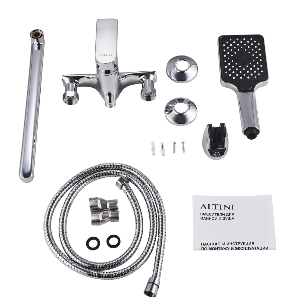 Смеситель для ванны Altini Shine 90531000-C однорычажный универсальный цвет хром 89396458 STLM-2199922  - Вид №3