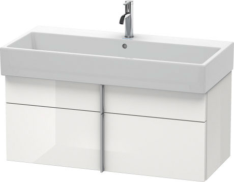 VA650804040 Vero Air Тумбочка подвесная Черный глянцевый лак Duravit - Вид №2