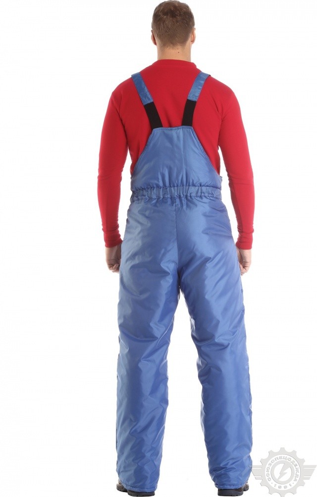 63744 Костюм "Эксперт-К" зимний ткань "Оксфорд" василек  Зимняя спецодежда  размер 52-54/170-176  - Вид №17