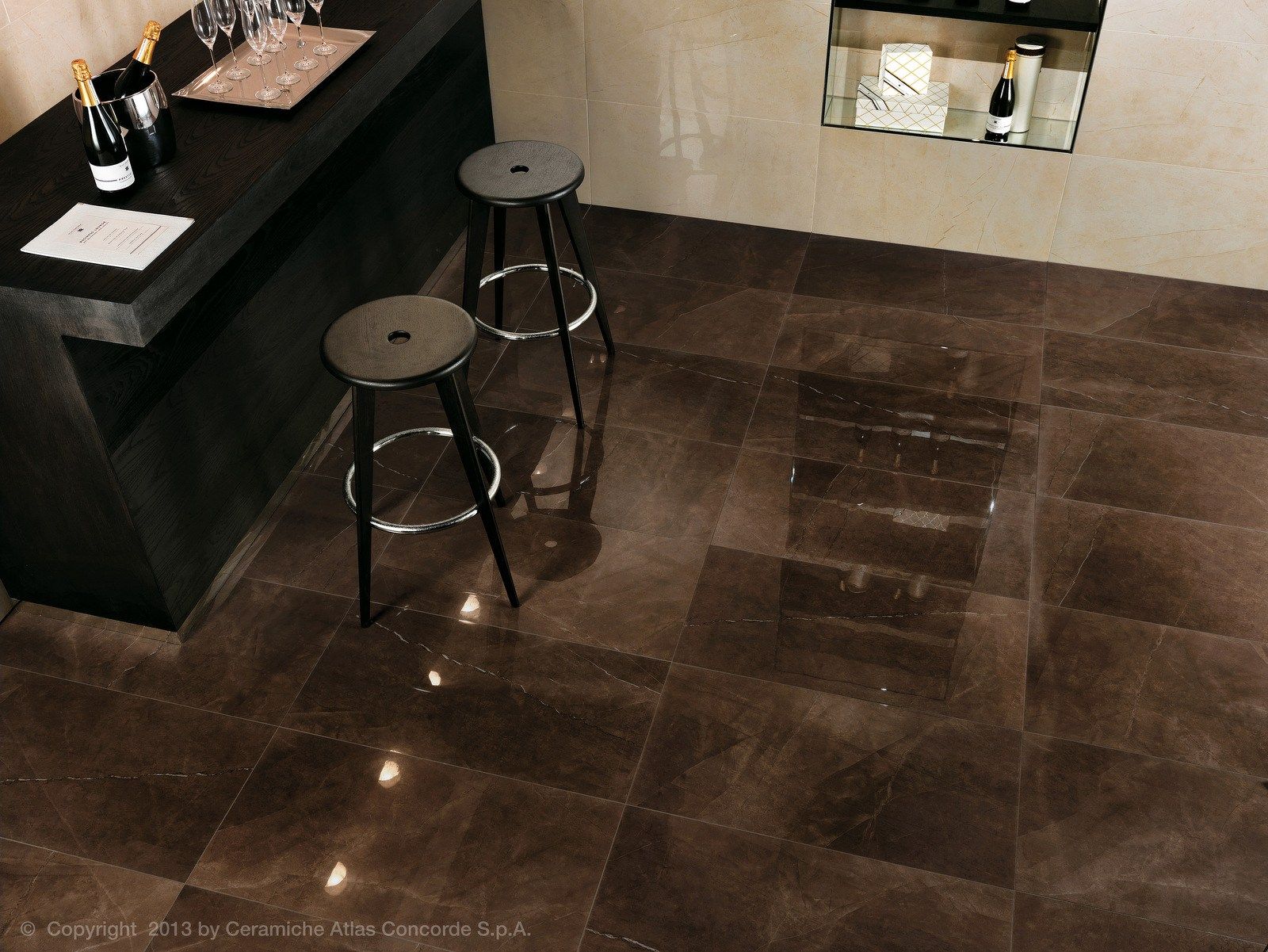 Пол из керамогранита с мраморным эффектом Atlas Concorde ARCH-00139061 - Вид №1