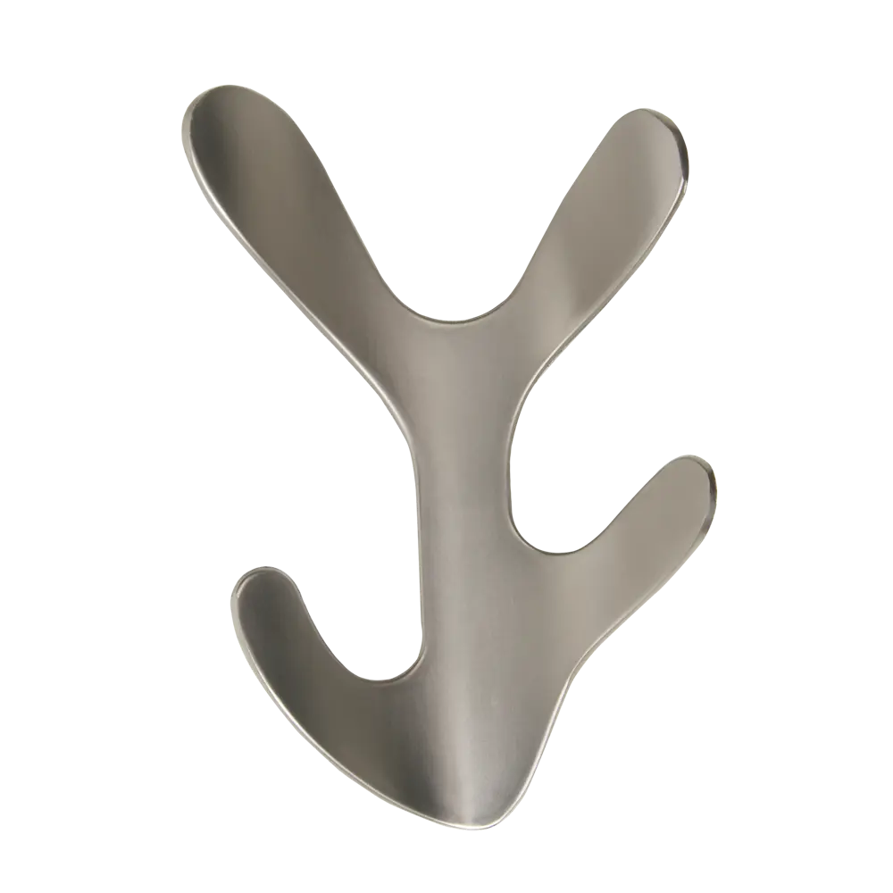 Крючок мебельный Ajax MB-LM/K-005 цвет матовый никель STLM-2066978 - Вид №1