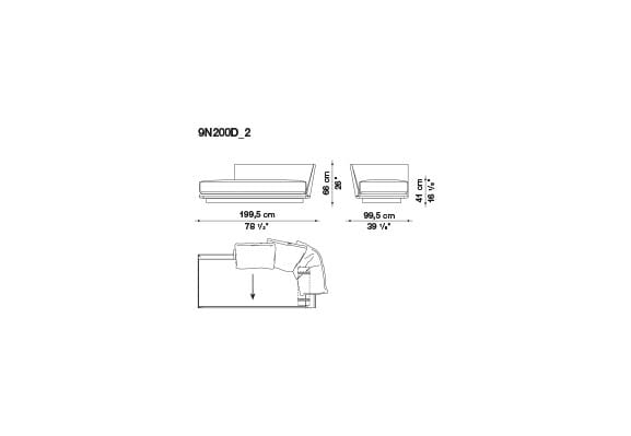 Секционный диван B&B Italia Noonu ARCH-00013428 - Вид №12