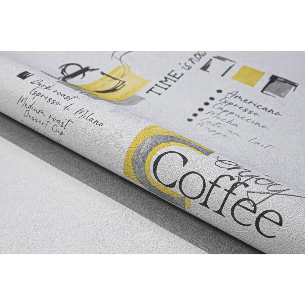 Обои флизелиновые Wallsecret Caffe белые 1.06 м 168472-19 89231634 STLM-2096067 - Вид №2