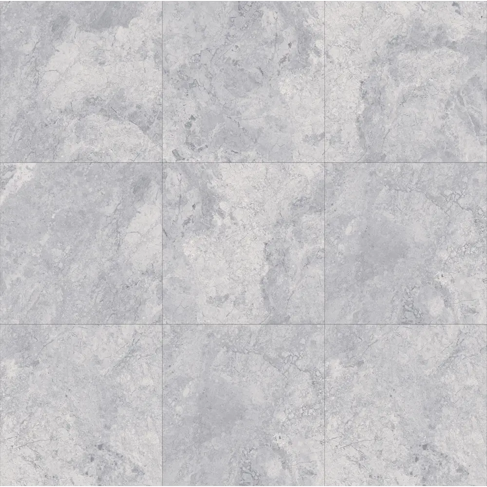 Глазурованный керамогранит Berline Gris Lapp 60x60 см 1.44 м² лаппатированный цвет серый Santreyd STLM-2053663 - Вид №2